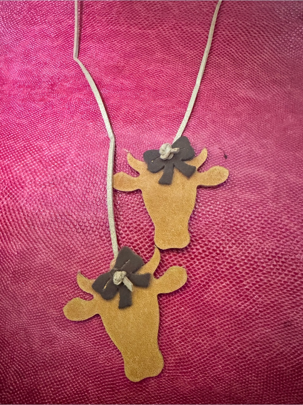 Leather Cow Air Freshner- Leather Scent